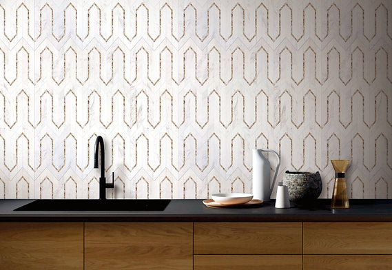 Urbanlife™ Perla Volkas Marble Mosaic