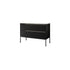 48'' Vanity on Legs 2 Drawers Matte Black