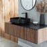 48'' Suspended Vanity 2 Drawers Wood Slat