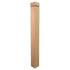 PLAIN NEWEL POST - SOLID SQUARE - WITH MODERN CAP