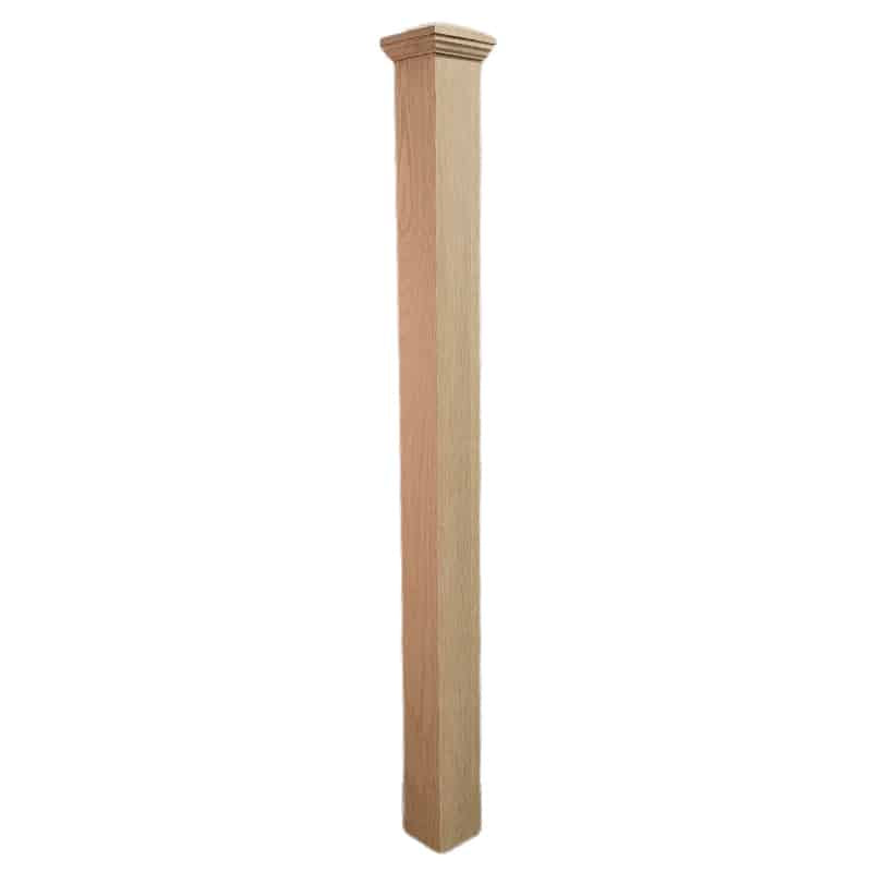 PLAIN NEWEL POST - WITH REGULAR CAP