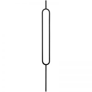 SPINDLE LOOP BLACK 44"-1/2"SQ