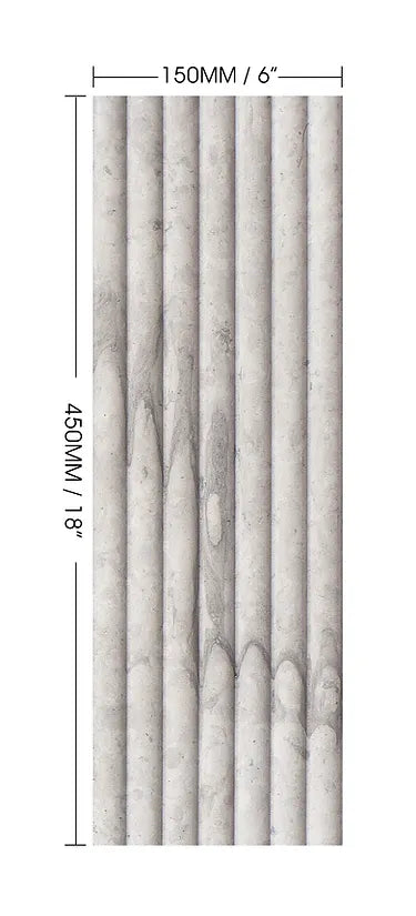 Mars-Panel™ 6"x18" Inward Spun Pearl Honed