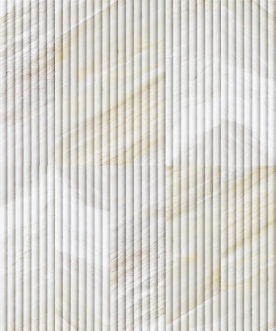 Mars Panel™ 6" x 18" Inward Almond Frost Honed