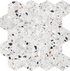 Allegro Cemento 3" Hexagon Terrazzo Mosaic