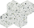 Allegro Menta 6" Hexagon Terrazzo Mosaic