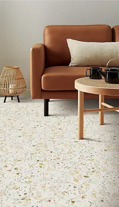 Allegro Biscotti 6" Hexagon Terrazzo Mosaic