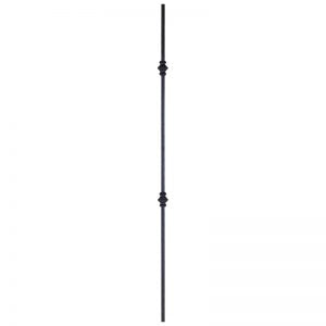 SPINDLE TUBULAR DOUBLE KNUCKLE BLACK 44"-1/2"SQ