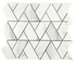Herringweave Volakas White Polished Marble Mosaic