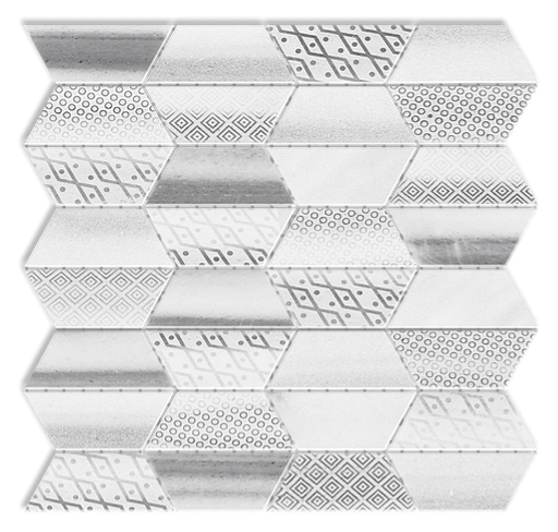 Impression Equator Mulit-Finish Marble Mosaic