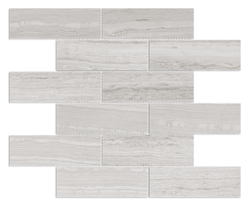 Escarpment 2"x6" Brick Polished Marble Mosaic