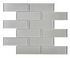 Uno 2"x6" White Glass Mosaic
