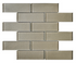 Uno 2"x6" Taupe Glass Mosaic